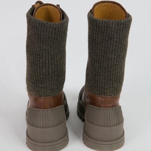 Mich Simon Leather and Textile Fibers Boot - NWOT - Size 37 - Picture 2 of 4